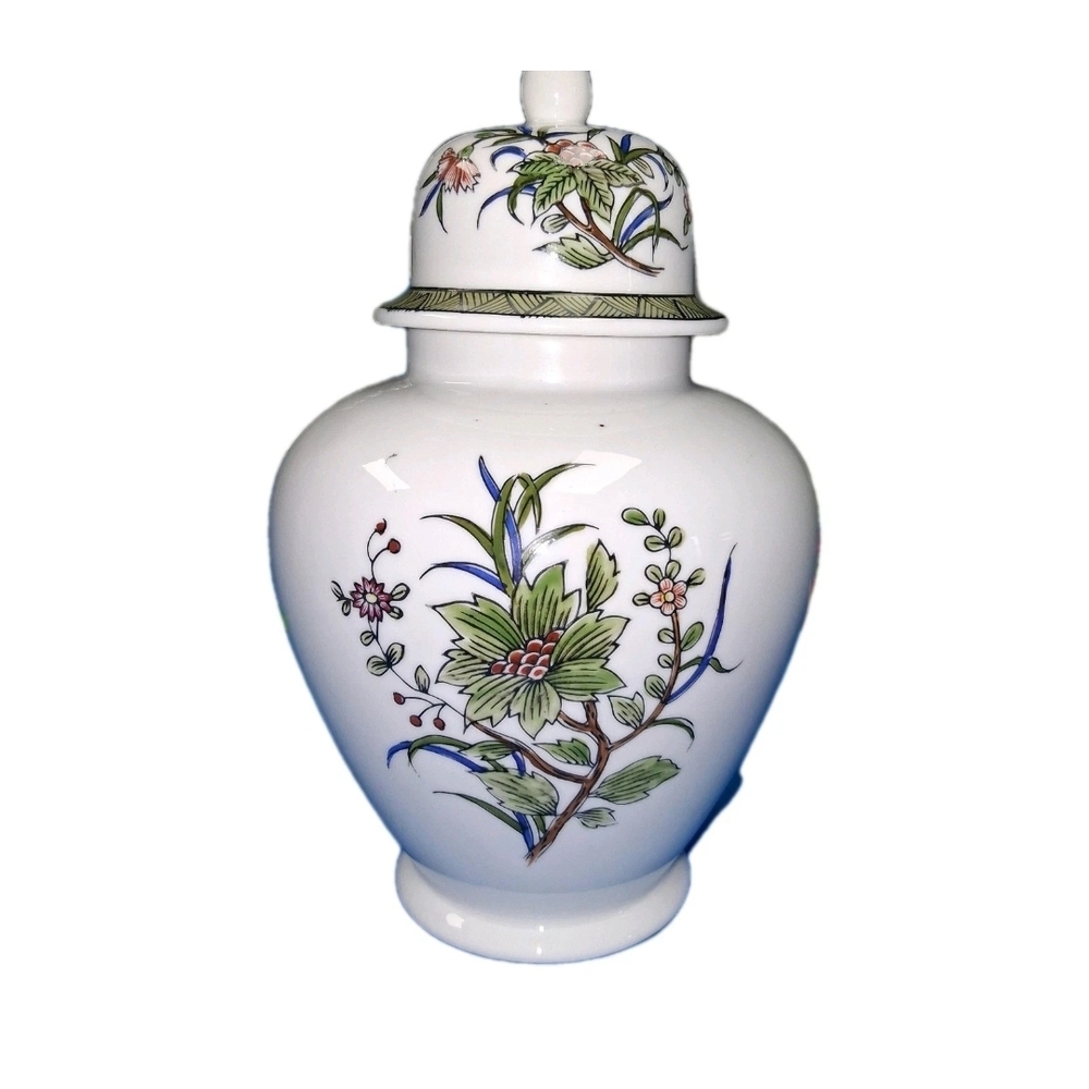 Floral Ceramic Ginger Jar‎